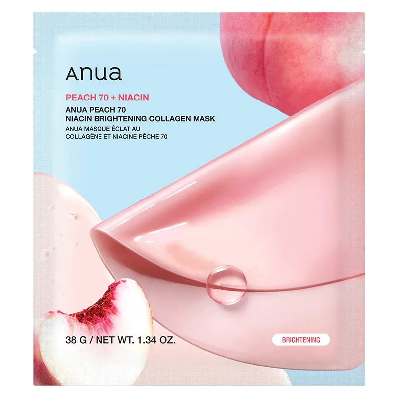 Anua Peach 70 Niacin Brightening Collagen Mask (38gm)