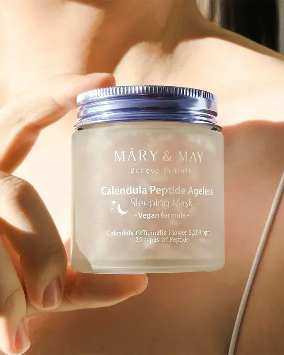 Mary&May Calendula Peptide Ageless Sleeping Mask (110gm)
