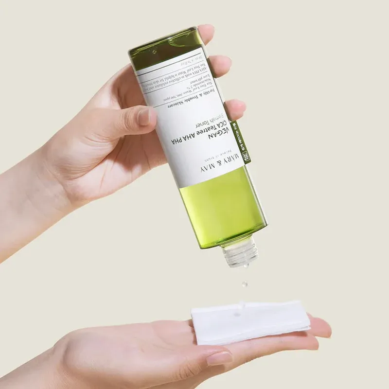Mary & May Vegan CICA Tea Tree AHA PHA Blemish Toner (30ml)