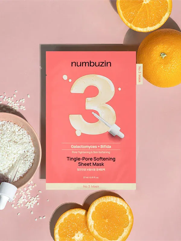 Numbuzin No.3 Tingle-Pore Softening Sheet Mask (27ml)