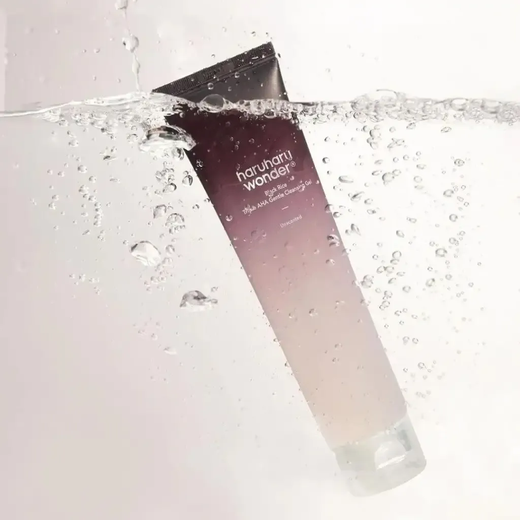 Haruharu Wonder Black Rice Triple AHA Gentle Cleansing Gel Unscented (100ml)