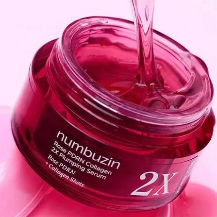 Numbuzin No.2 Rose PDRN Collagen 2X Plumping Serum 30ml