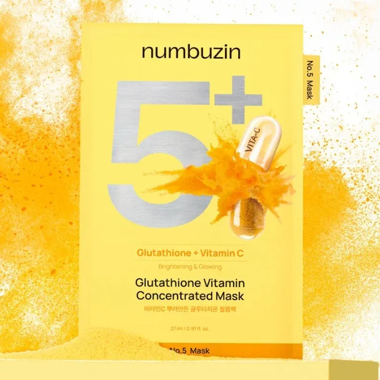 Numbuzin No.5+ Vitamin Spotlight Sheet Mask 27ml