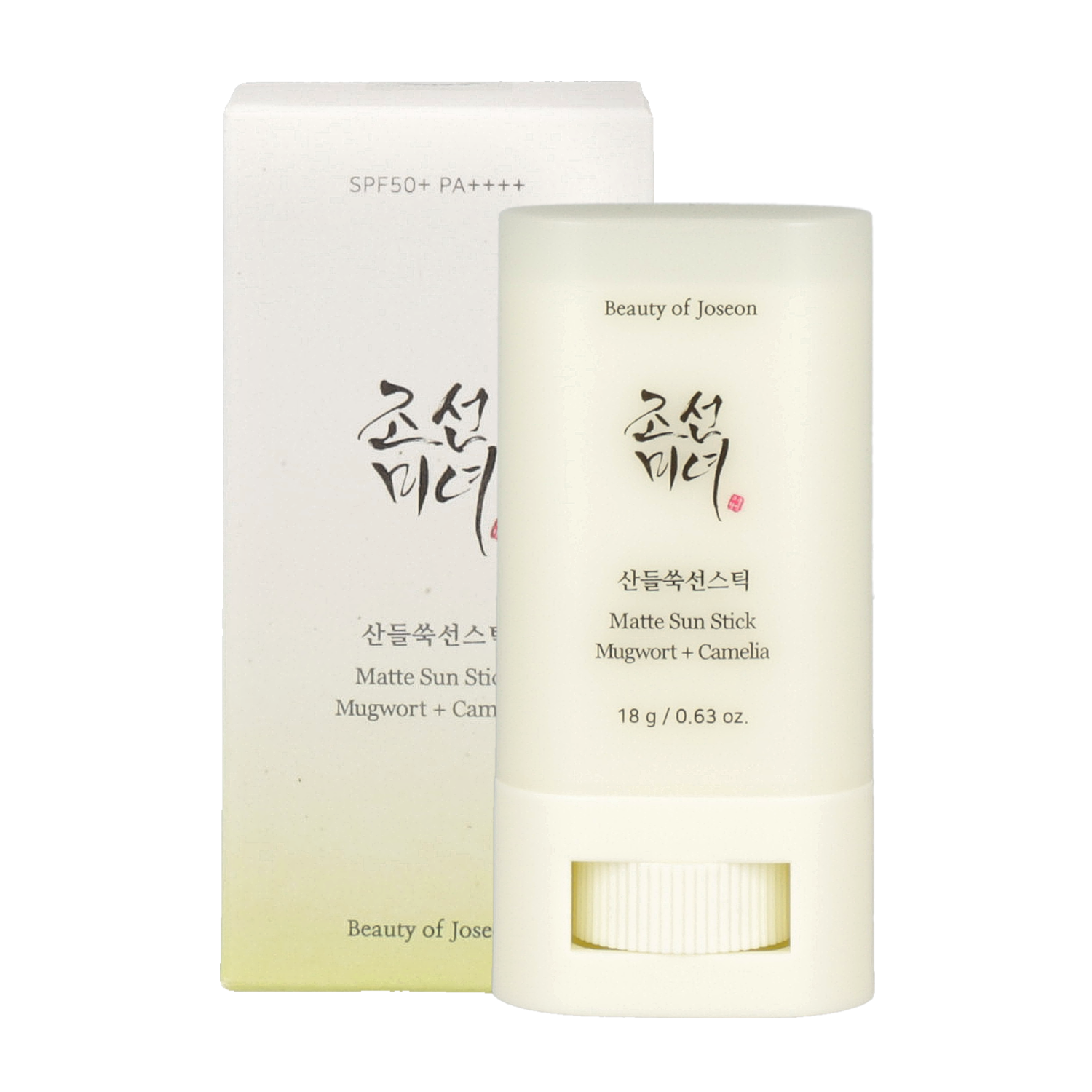 Beauty Of Joseon Matte Sun Stick Mugwort+Camelia 18g