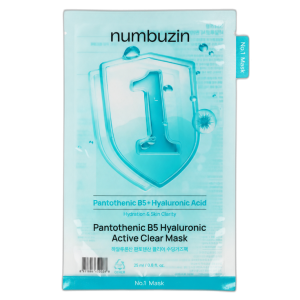 NUMBUZIN No.1 Pantothenic B5 Hyaluronic Active Clear Mask (26ml * 5ea)