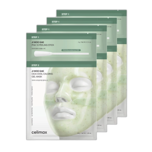 CELIMAX Ji Woo Gae Cica PHA Peel 2-Step Gel Mask (4ea)