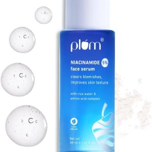 Plum 5% Niacinamide Face Serum With Rice Water & Amino Acid Complex 30ml