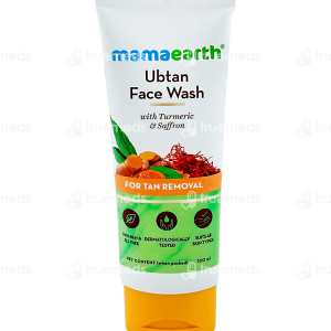Mamaearth ubtan facewash for tan removal – 100ml