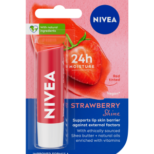 Nivea strawberry shine lip balm 4.8g