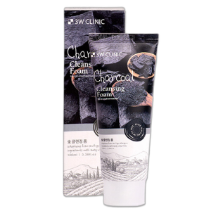 3W Clinic Charcoal Cleansing Foam100ml