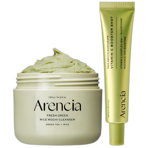 Arencia Mochi Glow Starter Duo – Cleanser 120g + Vitamin C Booster 30ml