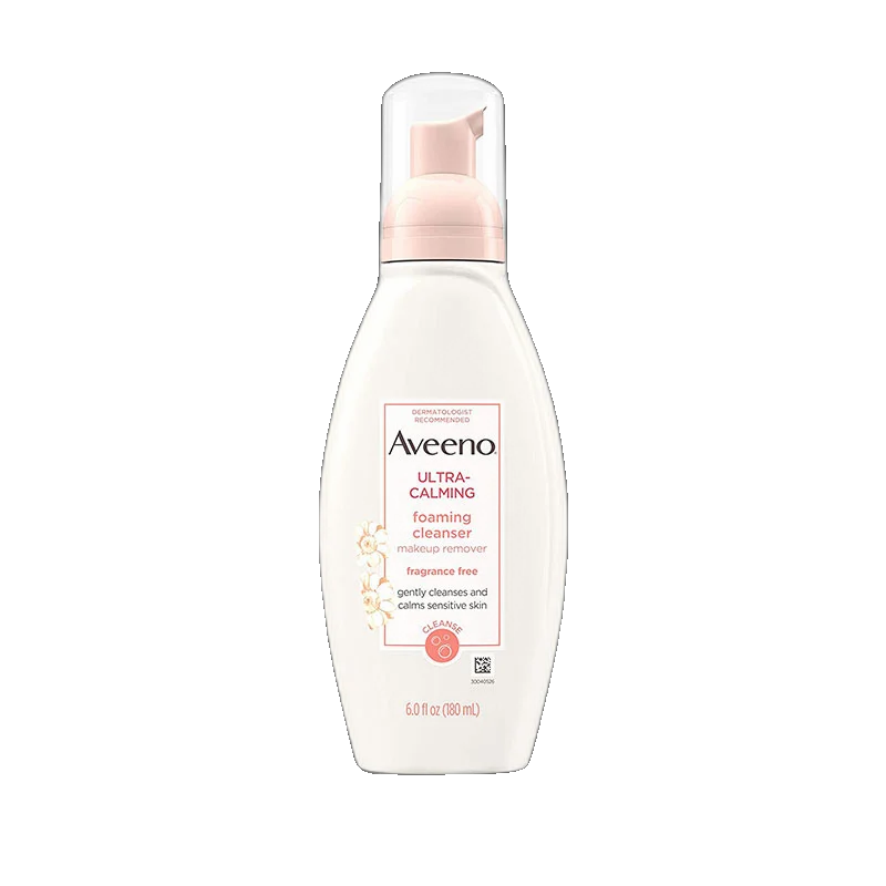 Aveeno Ultra-Calming Foaming Cleanser Makeup Remover – 180ml