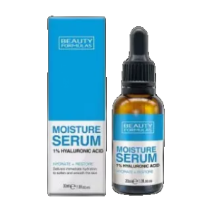 Beauty Formulas 1% Hyaluronic Acid Moisture Serum 30ml
