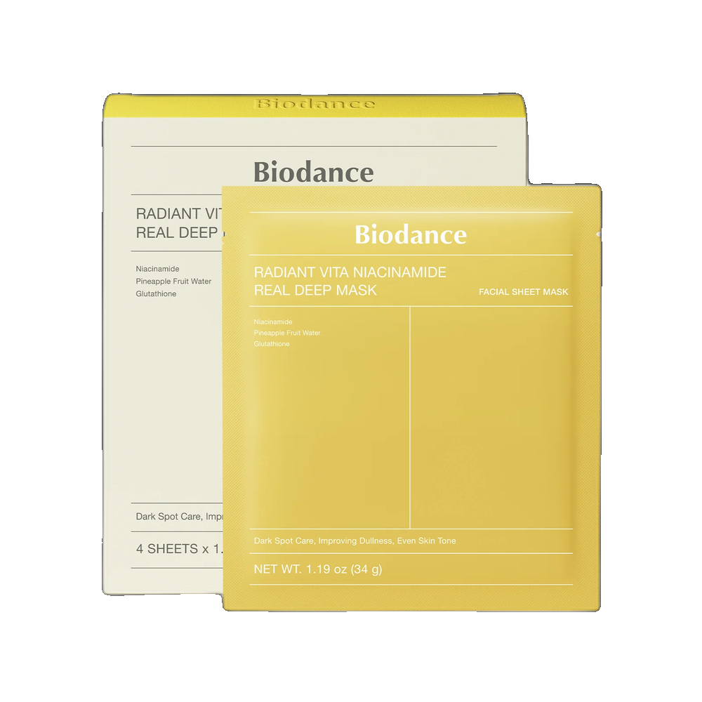 Biodance Radiant Vita Niacinamide Real Deep Mask 34g 1 sheets