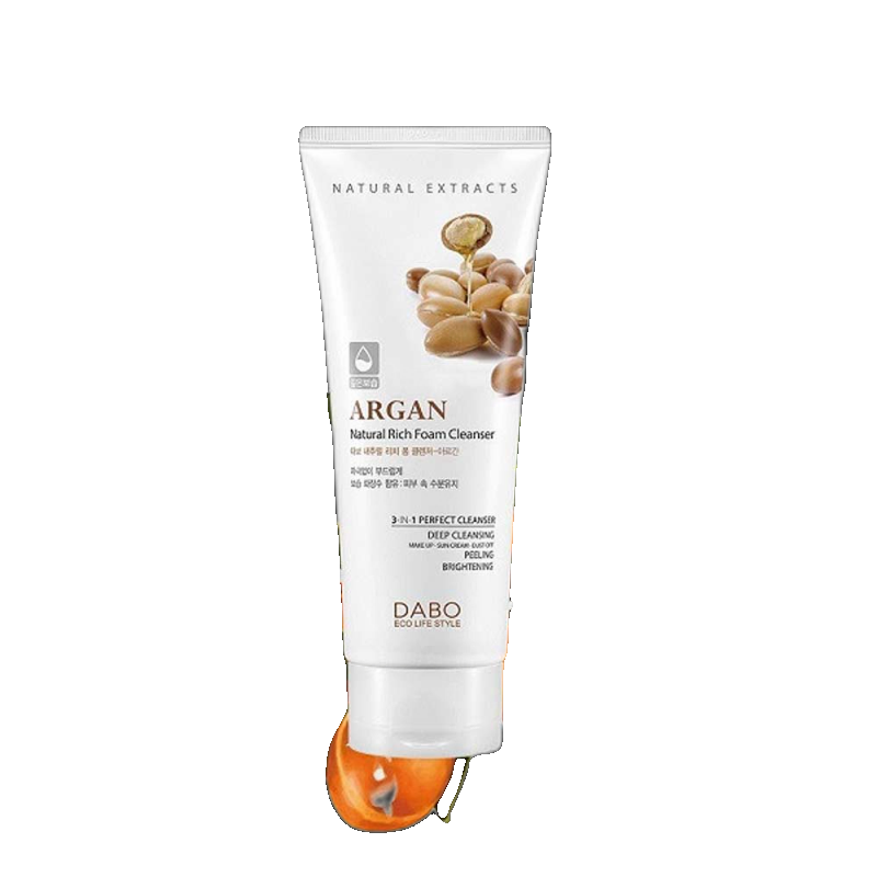 Dabo Argan Natural Rich Foam Cleanser 180ml