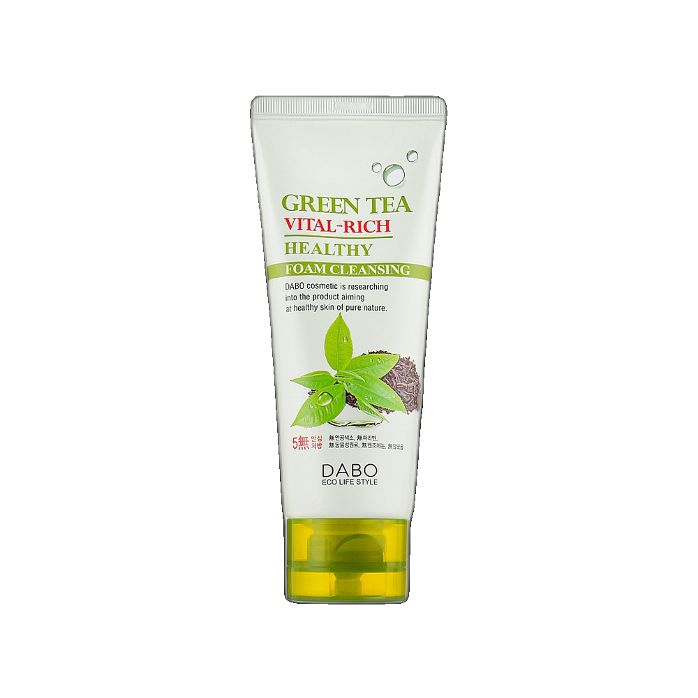 Dabo Green Tea Vital-Rich Healthy Foam Cleanser 100 ml