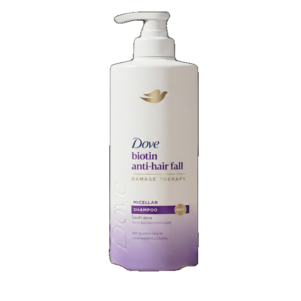 Dove Biotin Anti Hair-Fall Damage Therapy Micellar Shampoo Bio-Protein Care 380ml