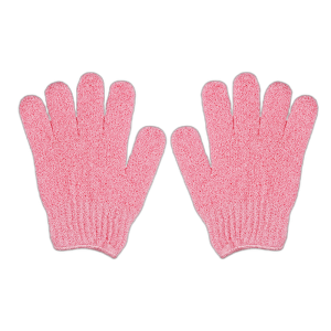 Skinlogic Exfoliating Shower Gloves 1 Pair – Pink