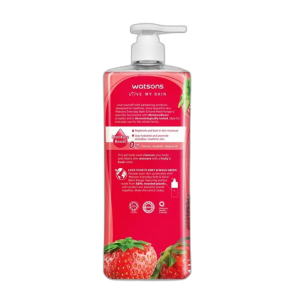 Watsons Strawberry Softening & Moisturising Gel Body Wash – 1000ml