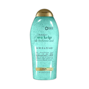 OGX Hydration + Sea Kelp & Hyaluronic Acid Scrub & Wash 577ml