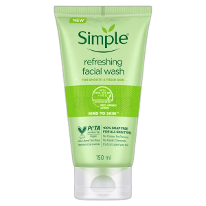 Simple Kind To Skin Refreshing Facial Wash Gel 150ml