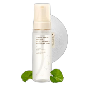 HEVEBLUE Salmon Caring Centella Bubble Cleanser – 200ml