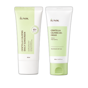 IUNIK Centella Calming Cream (60ml) & Sunscreen (60ml) Protect Duo