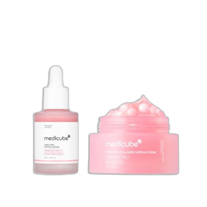 MEDICUBE Pink Glow Repair Capsule Cream + Serum Combo