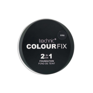 Technic Colour Fix 2 In 1 Pressed Powder & Cream Foundation Ecru