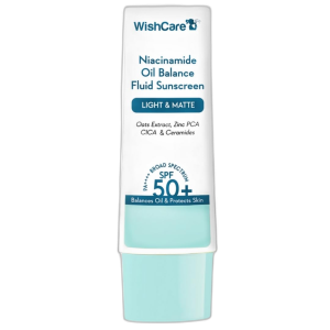 Wishcare 5% Niacinamide Oil Balance Fluid Sunscreen SPF 50 PA++++ 50g