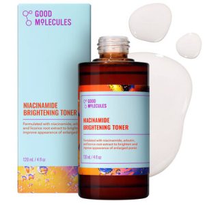 Good Molecules Niacinamide Brightening Toner 120ml bottle on white background