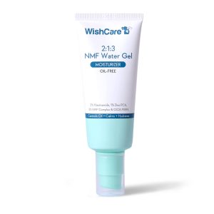 WishCare 2:1:3 NMF Water Gel Moisturizer 50ml tube on white background