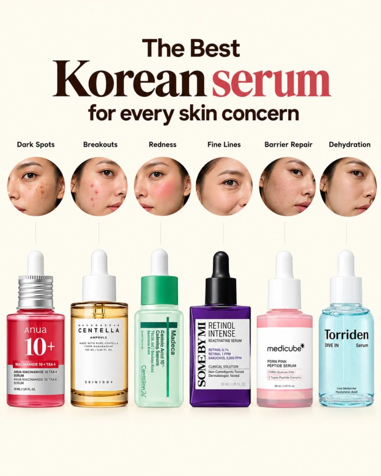 Korean serums for dark spots and other skin concerns
