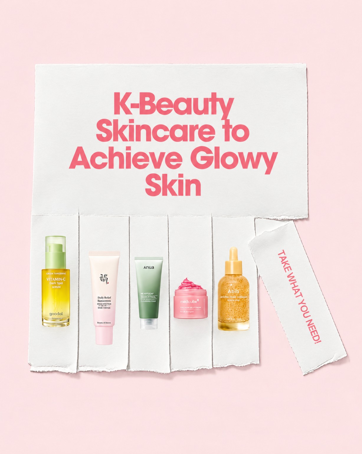 K-Beauty skincare products for glowing skin